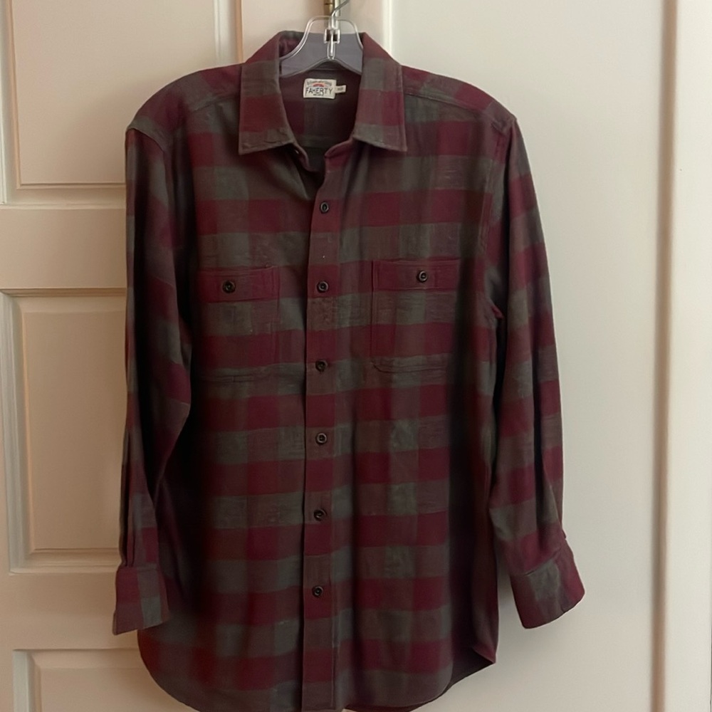 Faherty Flannel Shirt-Medium